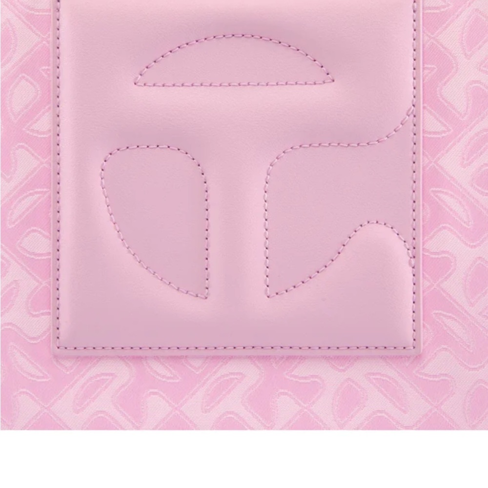 💕Telfar NWT bubblegum pink jacquard monogram Ltd edition medium shopper bag - Picture 5 of 6